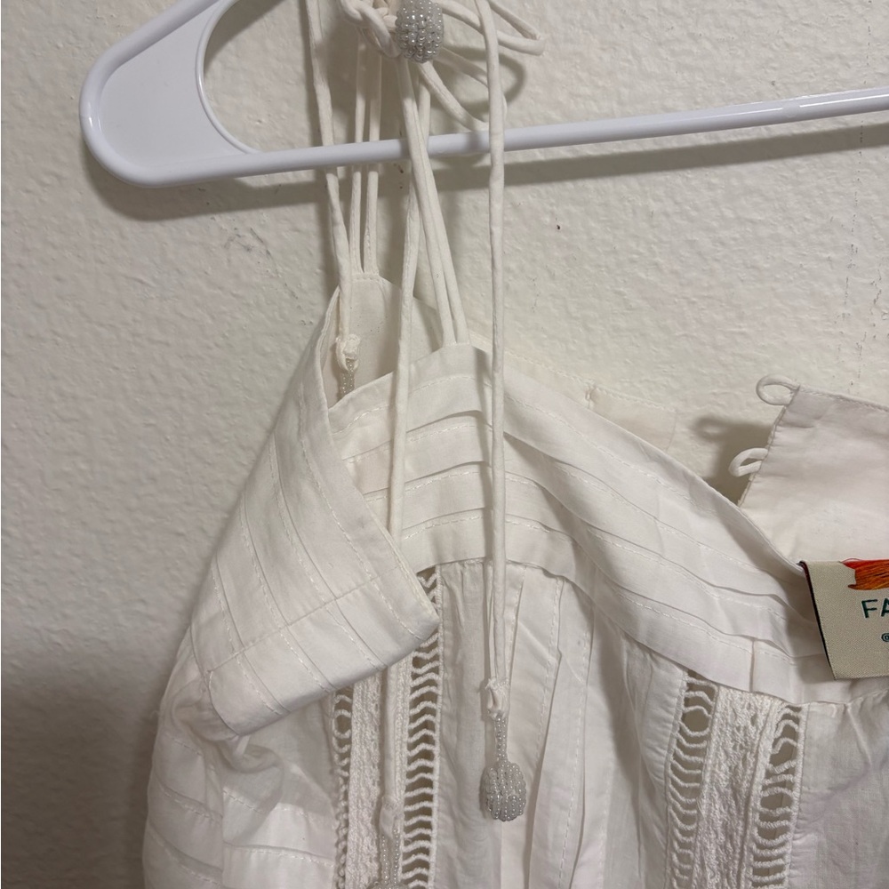 FARM Rio White Eyelet Maxi Dress - Picture 2 of 5